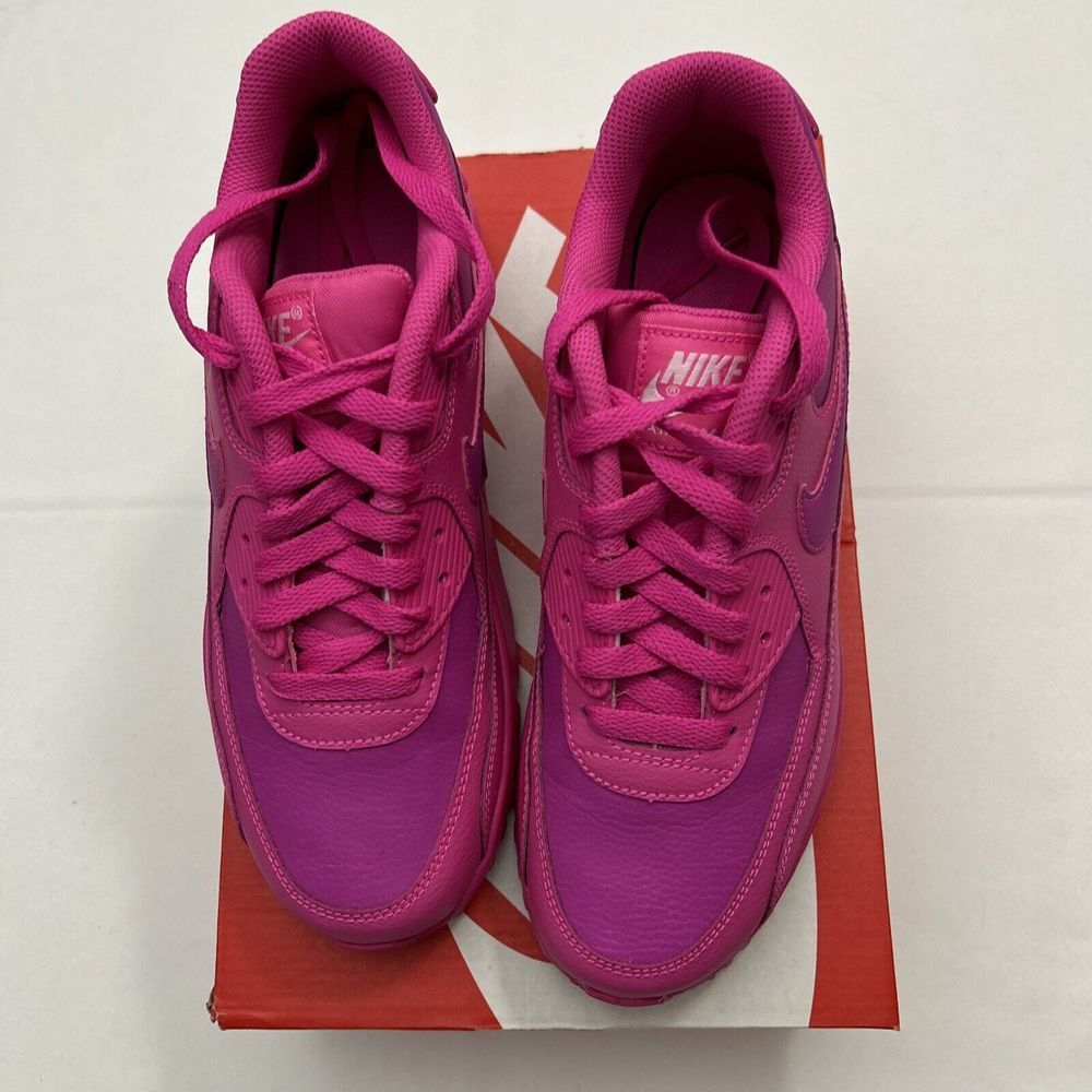NEW Nike Air Max 90 LTR (GS) FUCHSIA PINK Size 6.5Y SKU #2964